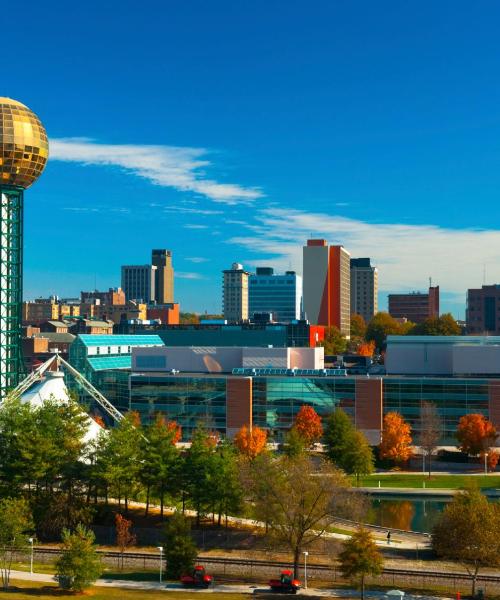 A beautiful view of Knoxville.