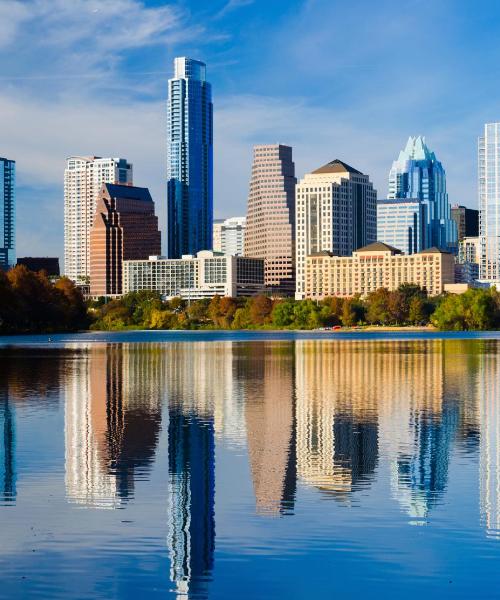 A beautiful view of Austin – city popular among our users.