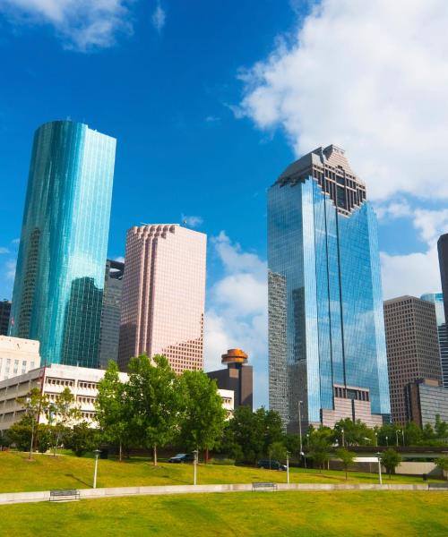 Krásný pohled na město Houston