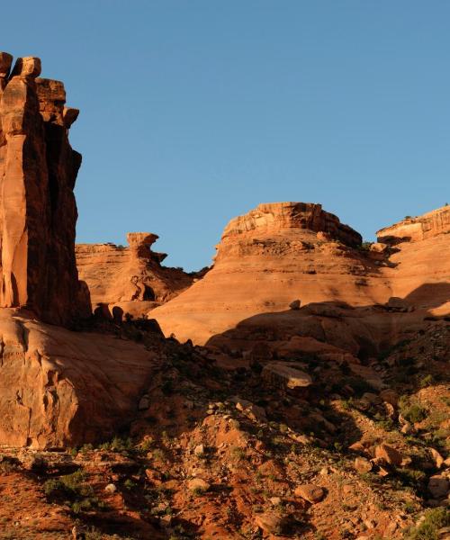 Una hermosa vista de Moab