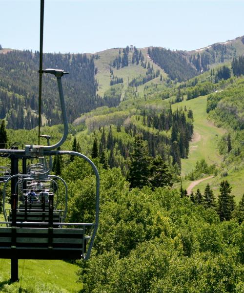 A beautiful view of Park City.