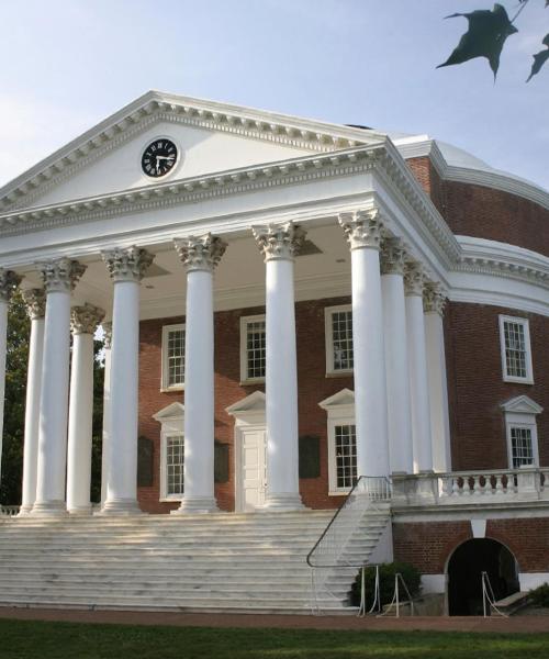 Una bonita panorámica de Charlottesville