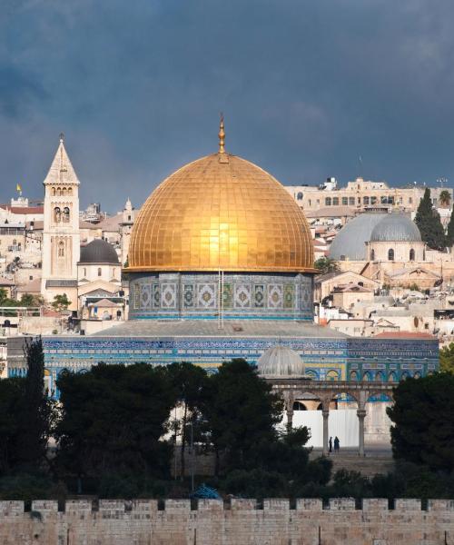 A beautiful view of Jerusalem.
