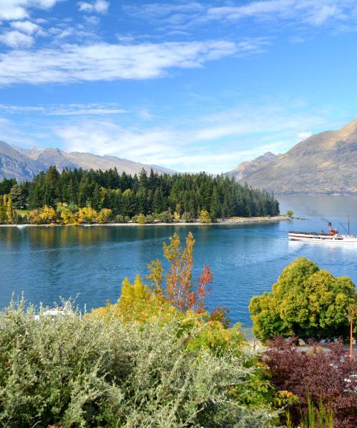 En vacker bild av Queenstown