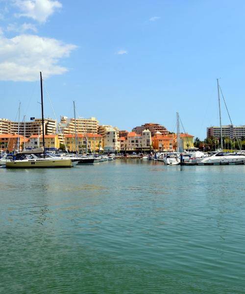 Vilamoura şehrinden güzel bir manzara