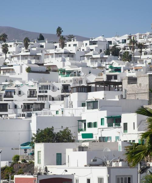 A beautiful view of Puerto del Carmen serviced by Lanzarote Airport.