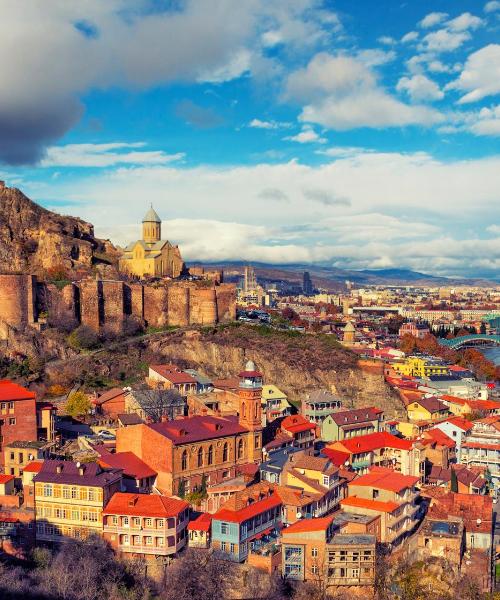 A beautiful view of Tbilisi City.