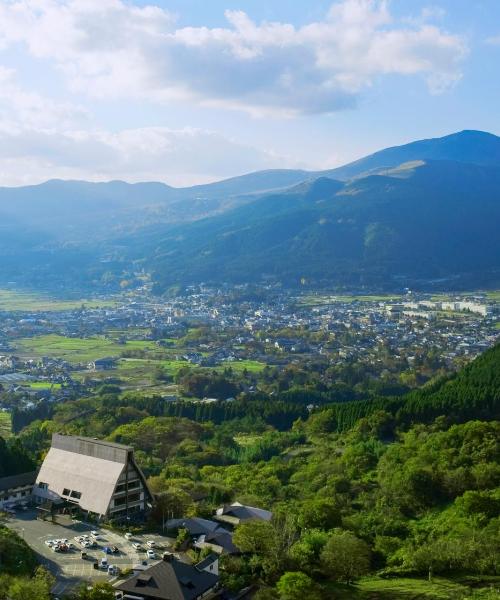 Una hermosa vista de Yufu