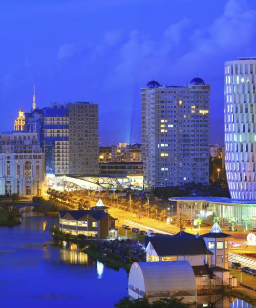 A beautiful view of Batumi serviced by Batumi International Airport.