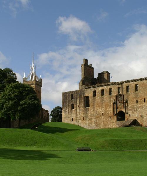Ein schöner Blick auf Linlithgow