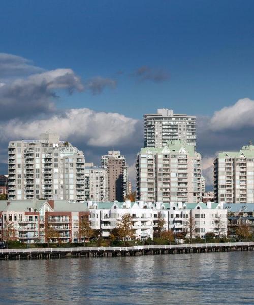 A beautiful view of New Westminster.