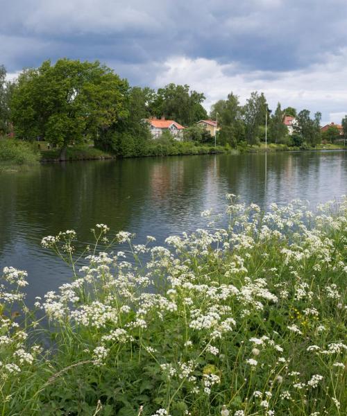 Una bonita panorámica de Motala