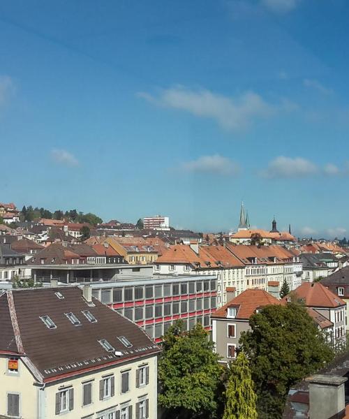 Linna La Chaux-de-Fonds kaunis vaade