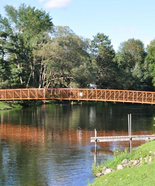 Krásny pohľad na mesto Minden