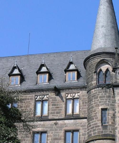 Ein schöner Blick auf Marburg an der Lahn