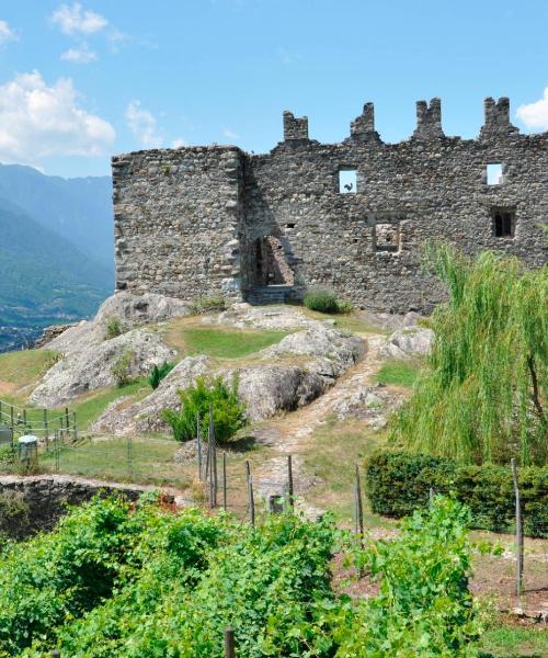 Una bonita panorámica de Sondrio