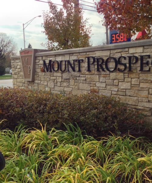 Красивый вид города Mount Prospect