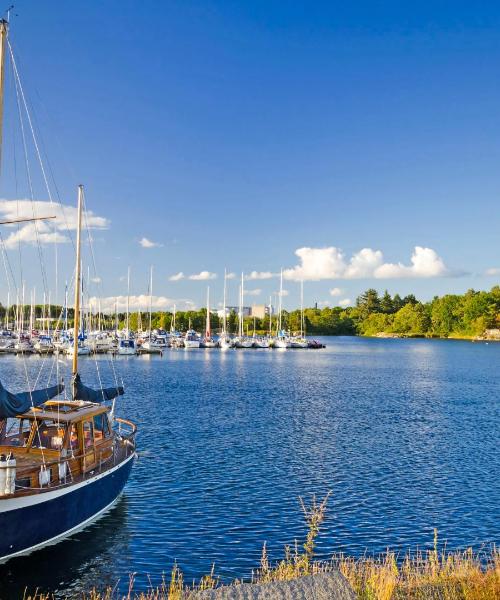 Linna Karlshamn kaunis vaade