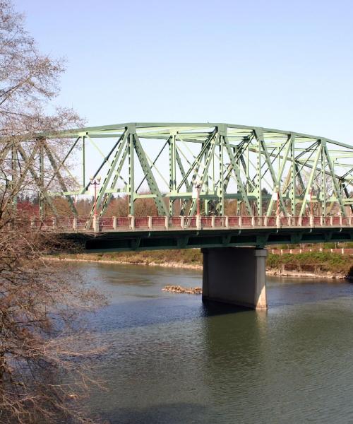 Krásny pohľad na mesto Eugene