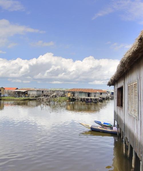 Linna Cotonou kaunis vaade