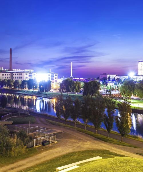 Ein schöner Blick auf Wolfsburg