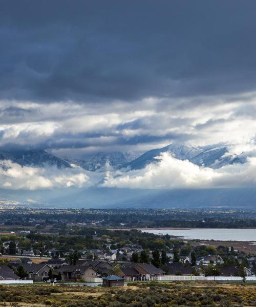 Ein schöner Blick auf Lehi