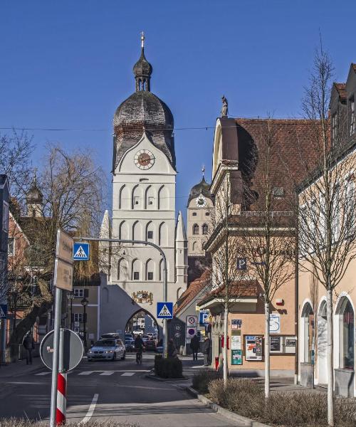 Ein schöner Blick auf Erding