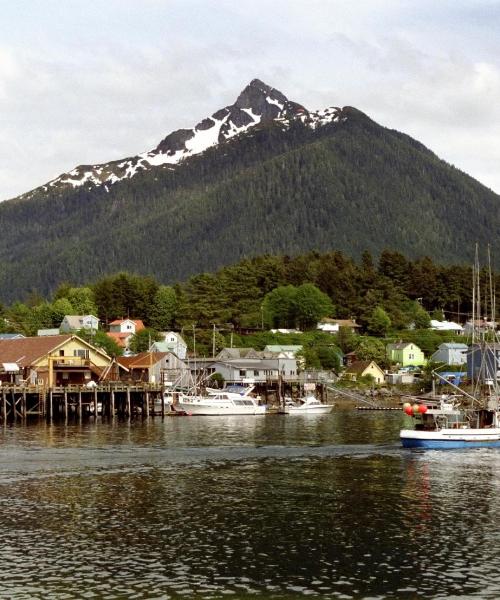 Uma bela vista de Sitka