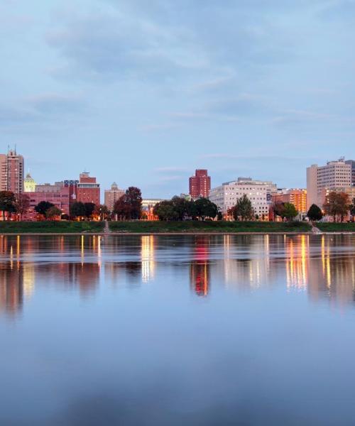 Een mooi uitzicht op Harrisburg