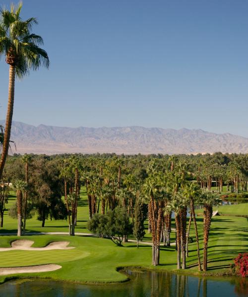 Una hermosa vista de Palm Desert