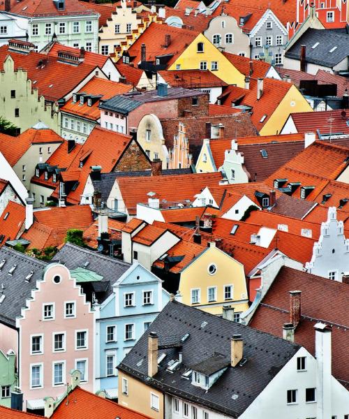 A beautiful view of Landshut.