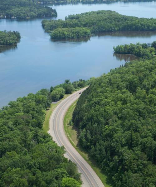 Una hermosa vista de Horn Lake