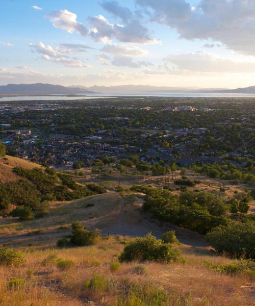 Una bonita panorámica de Spanish Fork