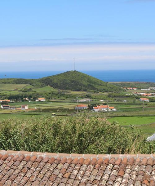 A beautiful view of Santa Cruz da Graciosa serviced by Graciosa Airport.