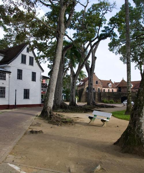 Krásny pohľad na mesto Paramaribo