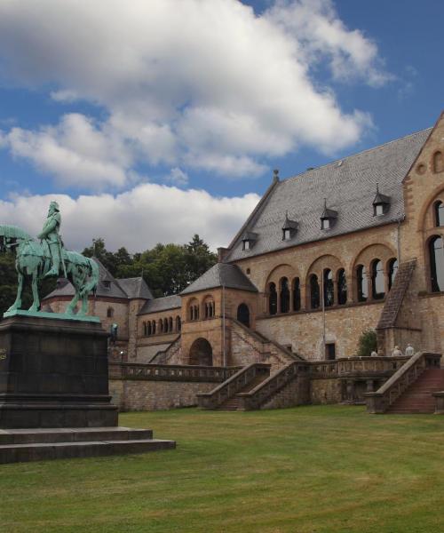 Krásný pohled na město Goslar