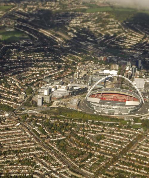 Krásný pohled na město Wembley