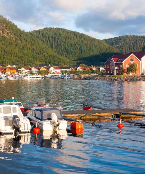 A beautiful view of Namsos – city popular among our users.