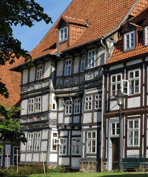 Una hermosa vista de Hildesheim