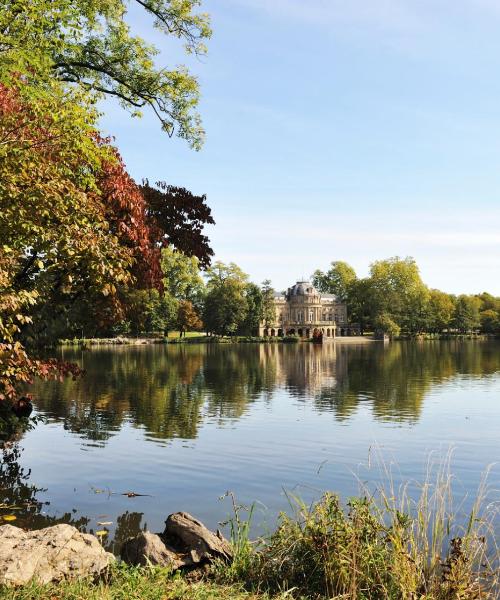 Krásný pohled na město Lake Orion