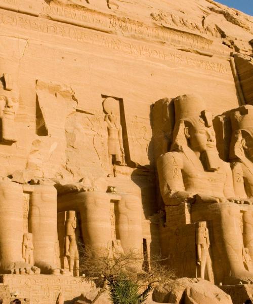 Una panoràmica bonica de Abu Simbel