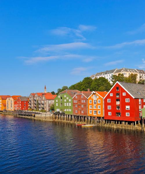 A beautiful view of Trondheim serviced by Trondheim Airport