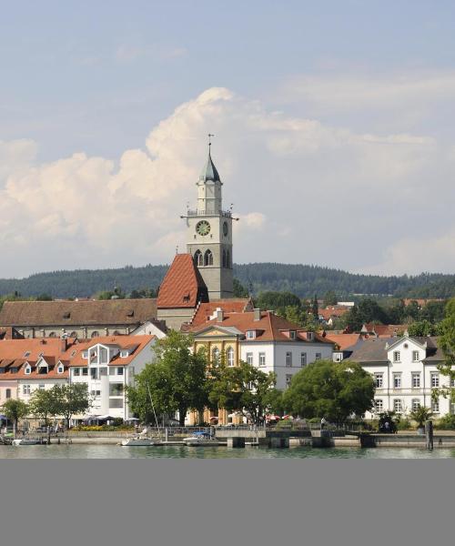 Krásný pohled na město Überlingen