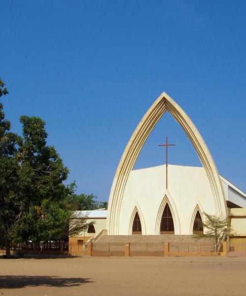 Csodás kilátás NʼDjamena városára