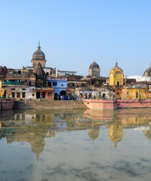 Krásný pohled na město Ayodhya