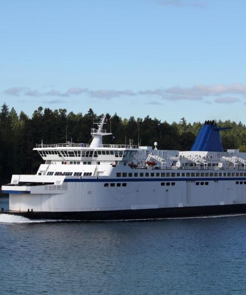 Krásný pohled na město Port Hardy
