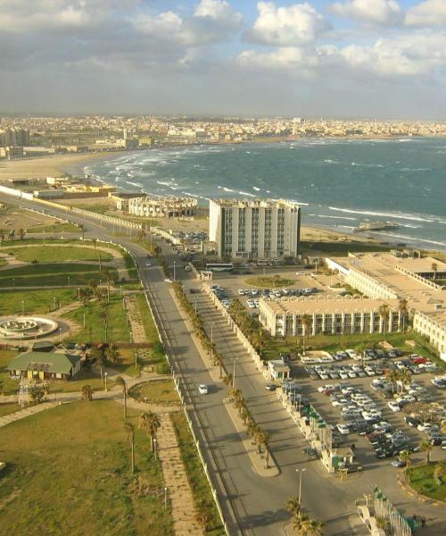 Krásný pohled na město Tripoli
