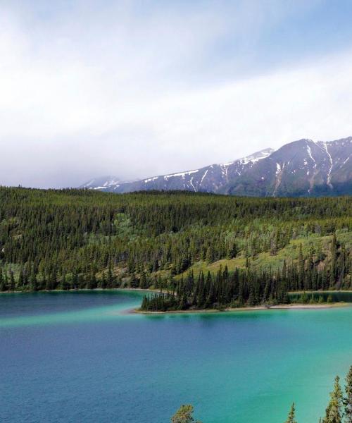 Ein schöner Blick auf Whitehorse