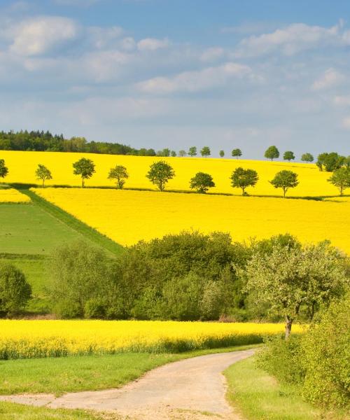 Kaunis näkymä kaupunkiin Hofheim am Taunus