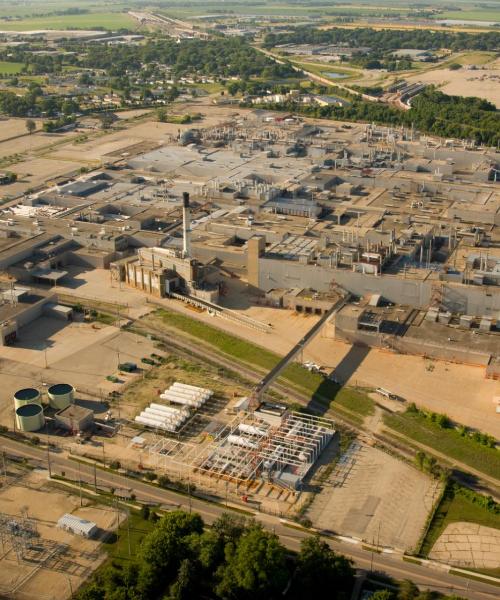 Una bellissima vista di Flint